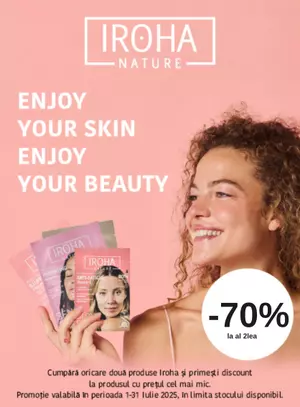 Promotie cu reducere 70% la al 2lea Iroha