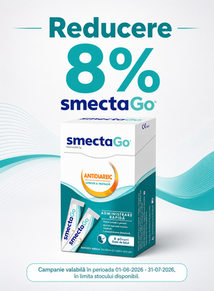 Promotie cu reducere 8% la Smecta Go