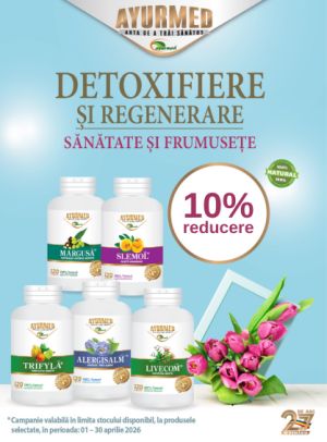 Promotie cu reducere de 10% la Ayurmed