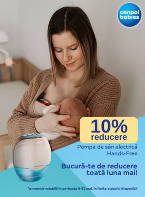 Promotie cu reducere de 10% la Canpol babies