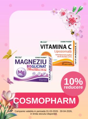 Promotie cu reducere de 10% la Cosmopharm