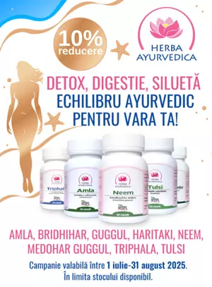 Promotie cu reducere de 10% la Herba Ayurvedica