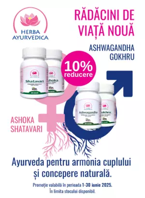 Promotie cu reducere de 10% la Herba Ayurvedica