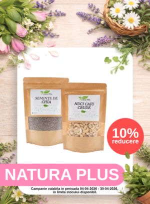 Promotie cu reducere de 10% la Natura Plus