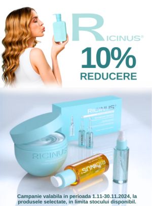 Promotie cu reducere de 10% la Ricinus