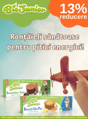 Promotie cu reducere de 13% la Bio Junior