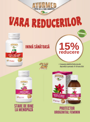 Promotie cu reducere de 15% la Ayurmed