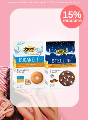 Promotie cu reducere de 15% la Crich