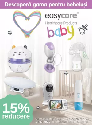 Promotie cu reducere de 15% la Easycare Baby