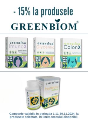 Promotie cu reducere de 15% la Greenbiom