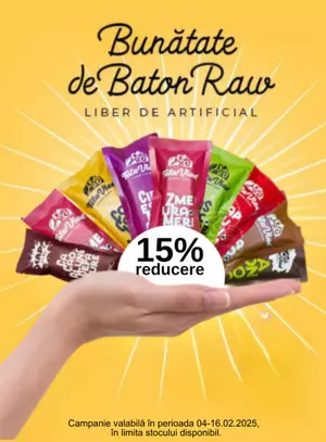 Promotie cu reducere de 15% la Hap de la Vlad