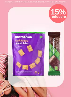 Promotie cu reducere de 15% la Harmonica