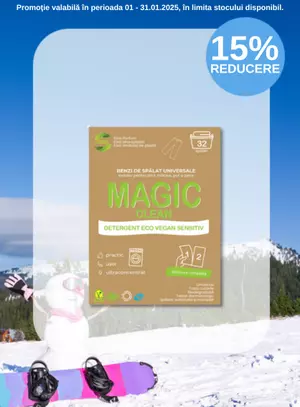 Promotie cu reducere de 15% la Magic Clean