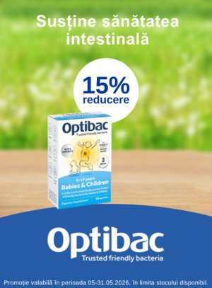 Promotie cu reducere de 15% la Optibac