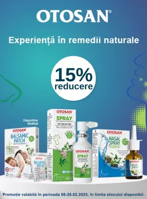 Promotie cu reducere de 15% la Otosan