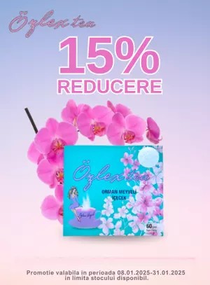 Promotie cu reducere de 15% la Ozlex Tea