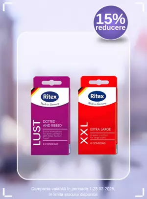 Promotie cu reducere de 15% la Ritex