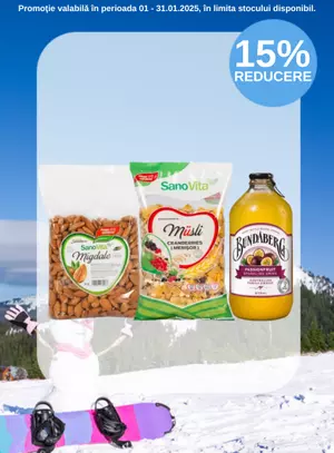 Promotie cu reducere de 15% la Sanovita