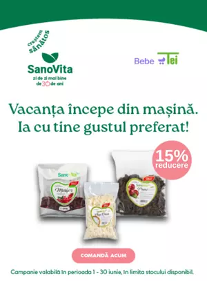 Promotie cu reducere de 15% la Sanovita