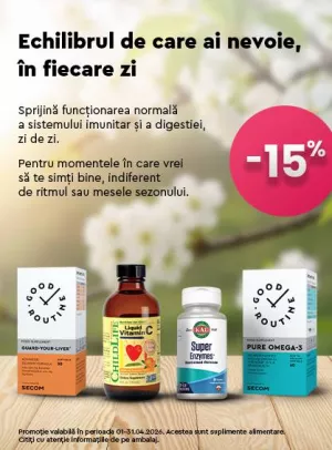 Promotie cu reducere de 15% la Secom