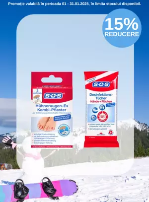 Promotie cu reducere de 15% la SOS