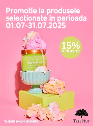Promotie cu reducere de 15% la Tree Hut