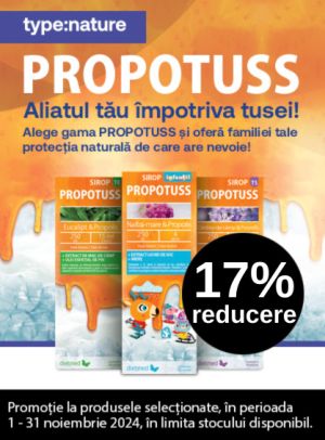 Promotie cu reducere de 17% la Propotuss