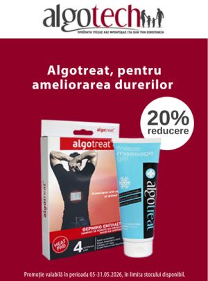Promotie cu reducere de 20% la Algotreat