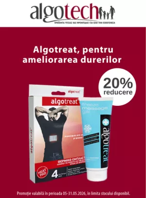 Promotie cu reducere de 20% la Algotreat
