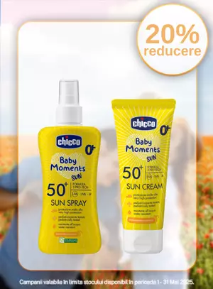 Promotie cu reducere de 20% la Chicco
