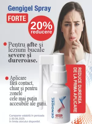Promotie cu reducere de 20% la Gengigel
