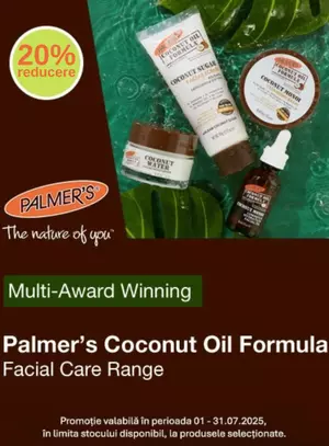 Promotie cu reducere de 20% la Palmers