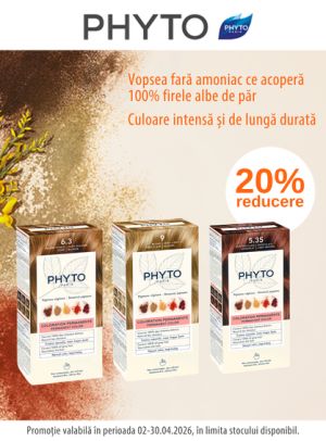 Promotie cu reducere de 20% la Phyto