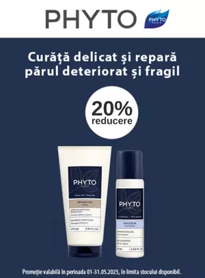 Promotie cu reducere de 20% la Phyto
