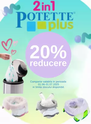 Promotie cu reducere de 20% la Potette Plus