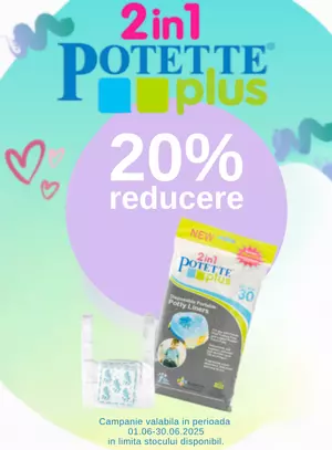 Promotie cu reducere de 20% la Potette Plus