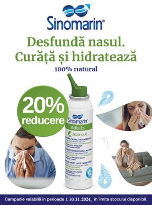 Promotie cu reducere de 20% la Sinomarin