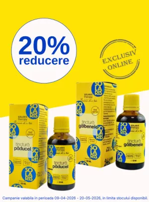 Promotie cu reducere de 20% la Solaris tincturi - exclusiv online