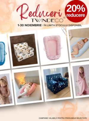 Promotie cu reducere de 20% la Twindeco