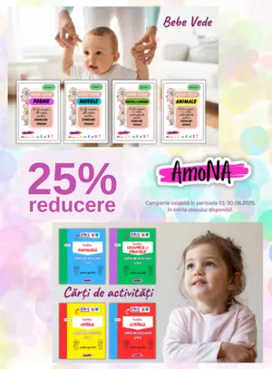Promotie cu reducere de 25% la Amona
