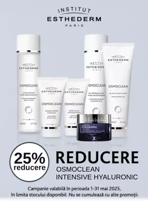 Promotie cu reducere de 25% la Institut Esthederm