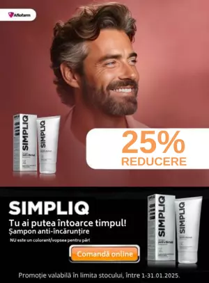 Promotie cu reducere de 25% la Simpliq