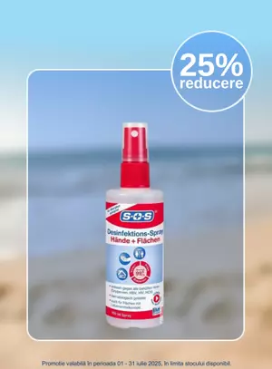 Promotie cu reducere de 25% la SOS