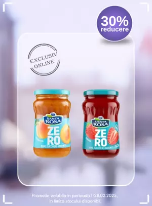 Promotie cu reducere de 30% la Santa Rosa