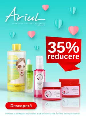 Promotie cu reducere de 35% la Ariul