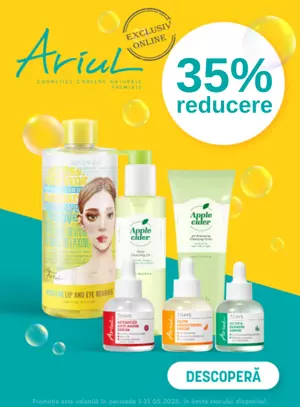 Promotie cu reducere de 35% la Ariul