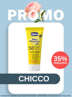 Promotie cu reducere de 35% la Chicco