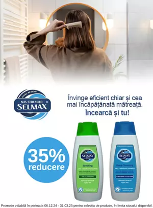 Promotie cu reducere de 35% la Selmax