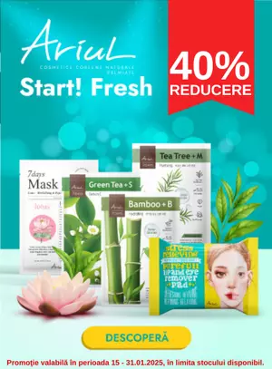 Promotie cu reducere de 40% la Ariul