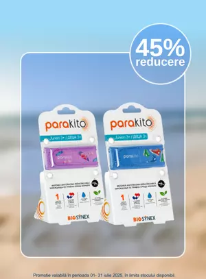 Promotie cu reducere de 45% la Parakito